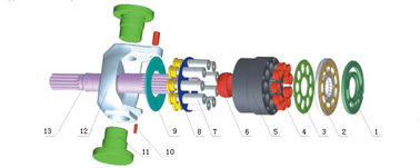 ปั๊มลูกสูบไฮดรอลิกรองรับ SPK10 / 10 (E200B) SPV10 / 10 (MS180)